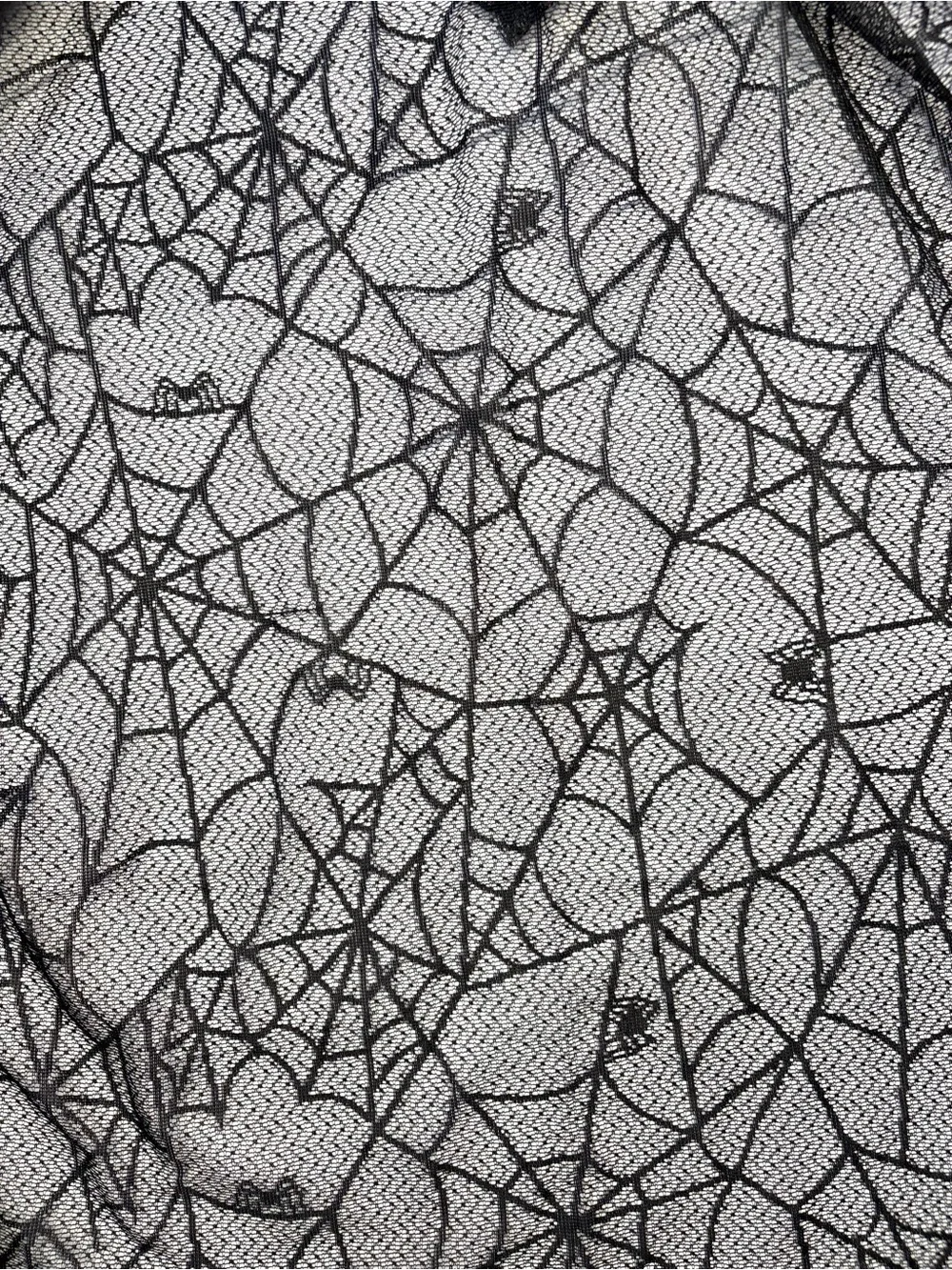 Claire's Girls Black Spiderweb Hooded Cape One Size Halloween Costume